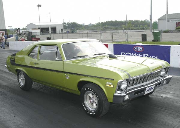 I wonder if you could get any bigger tires on the back of a Nova