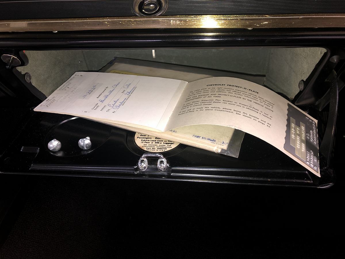 Name:  5_Glove box contents including the real original POP and front license plate screws, with the c.jpeg
Views: 4965
Size:  131.1 KB