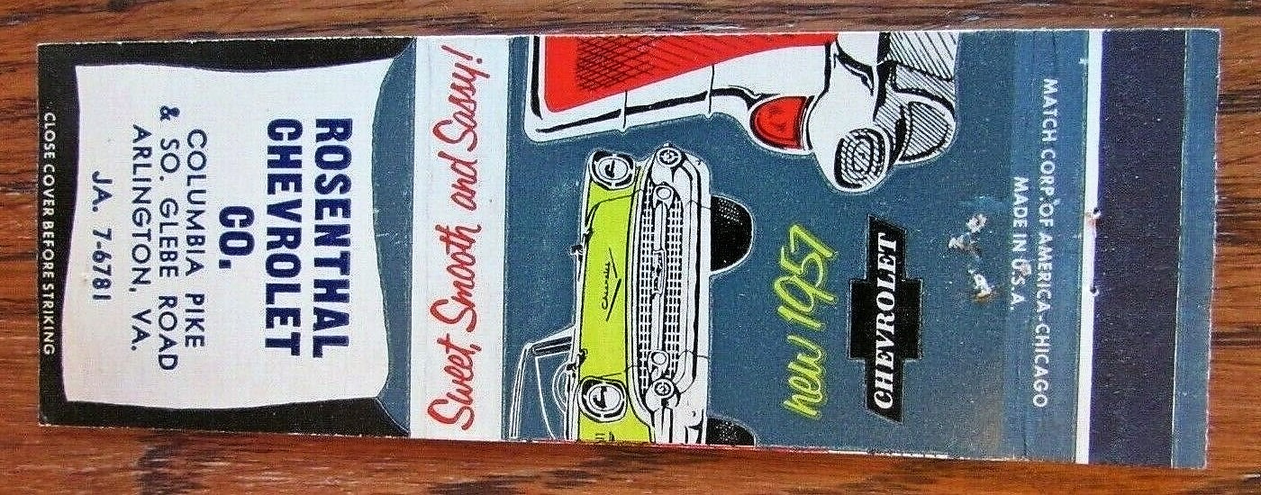 Name:  '57 Rosenthal Chevrolet Matches (copy).jpg
Views: 1151
Size:  373.4 KB