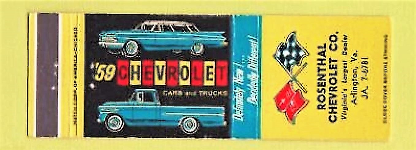 Name:  '59 Rosenthal Chevrolet Matches (copy).JPG
Views: 1047
Size:  176.3 KB