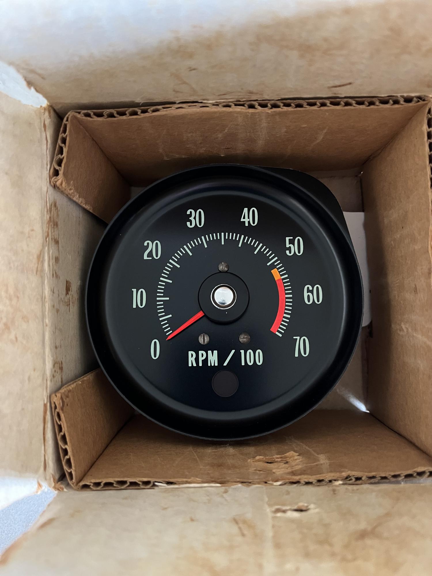 NOS 70 Chevelle Tach 5500 redline - The Supercar Registry