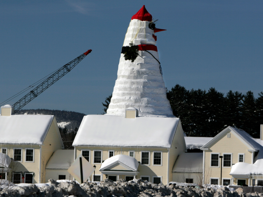 Building snowman