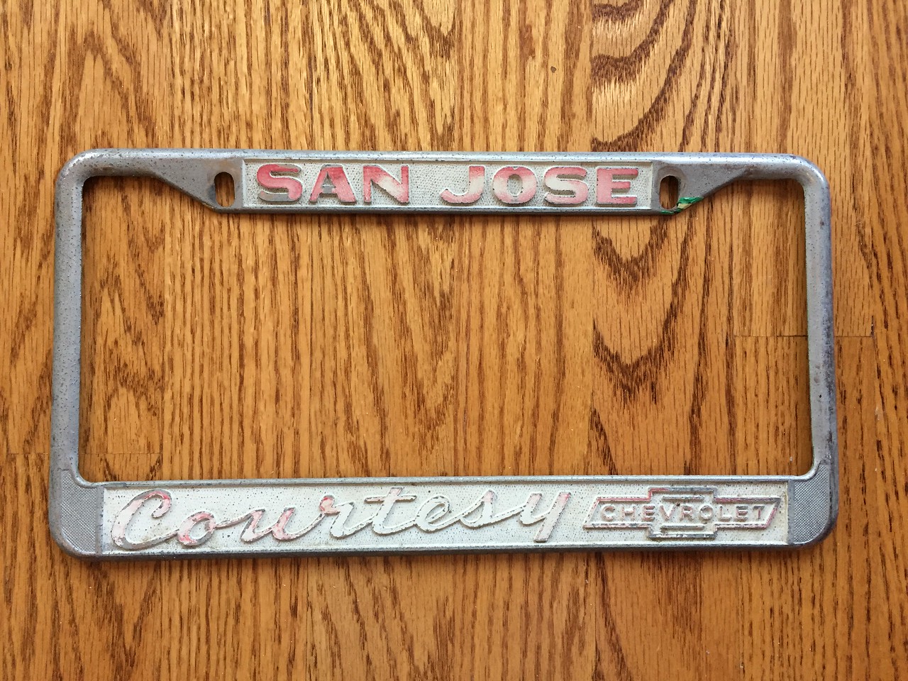 Vintage Rare Dealer License Plate Frames - The Supercar Registry